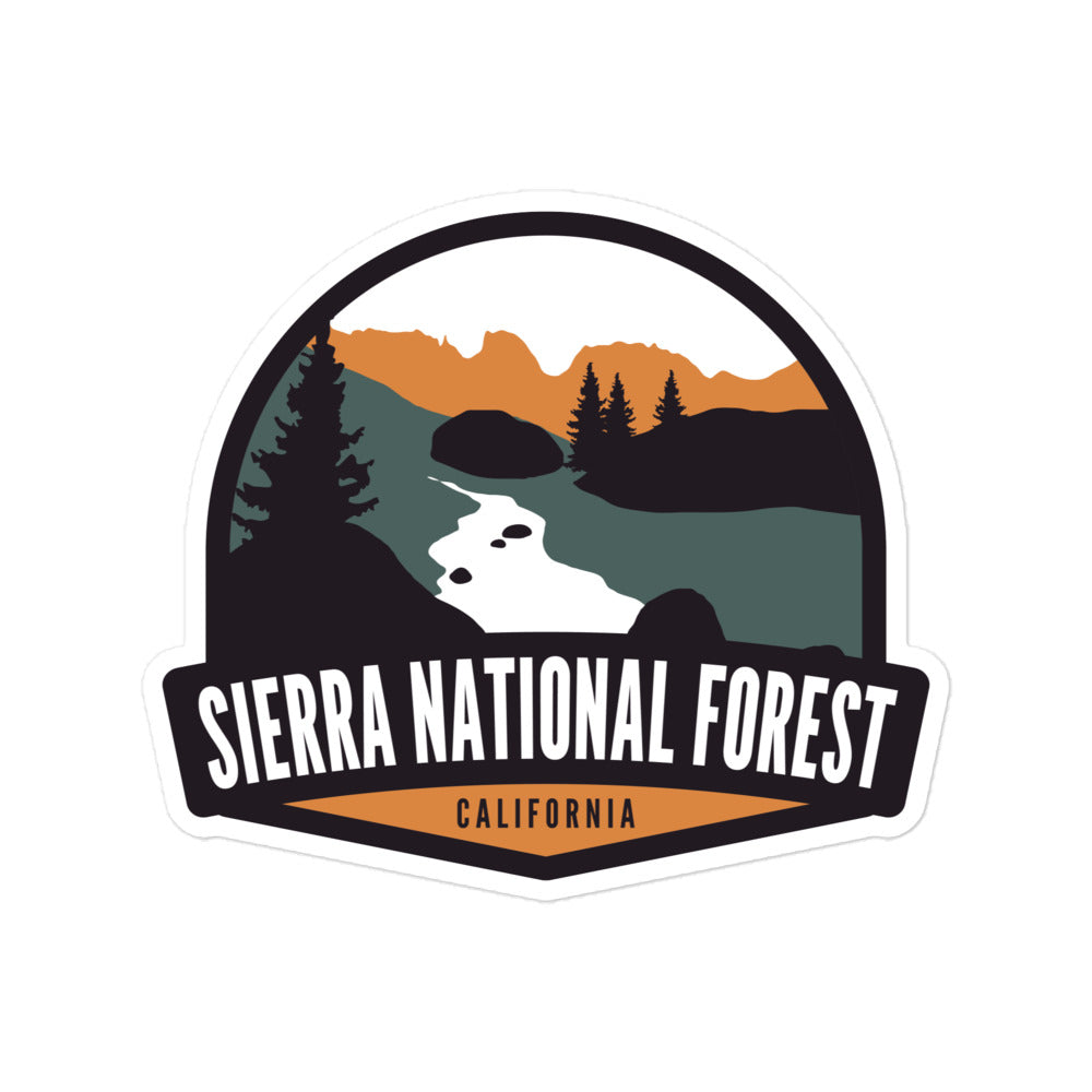 Sierra National Forest - California Bubble-free stickers