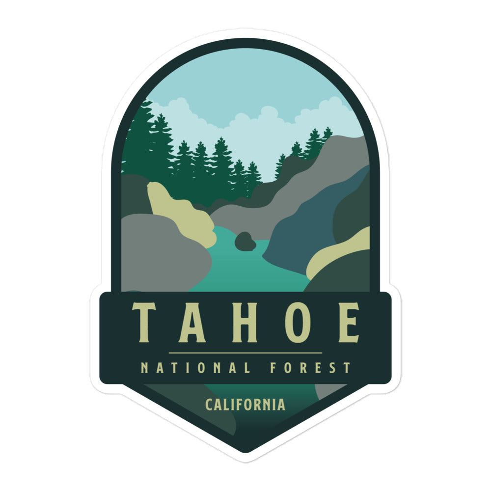 Tahoe National Forest - California Bubble-free stickers