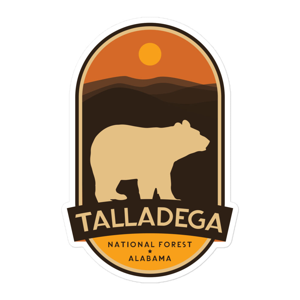 Talladega National Forest - Alabama Bubble-free stickers