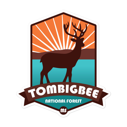 Tombigbee National Forest - Mississippi Bubble-free stickers