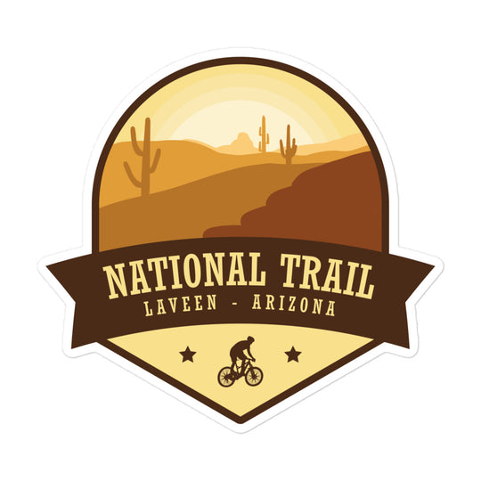 National Trail - Laveen, Arizona Bubble-free stickers