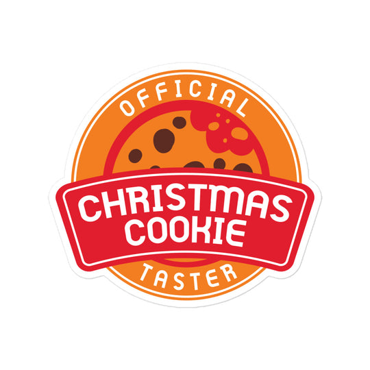 Official Christmas Cookie Taster stickers