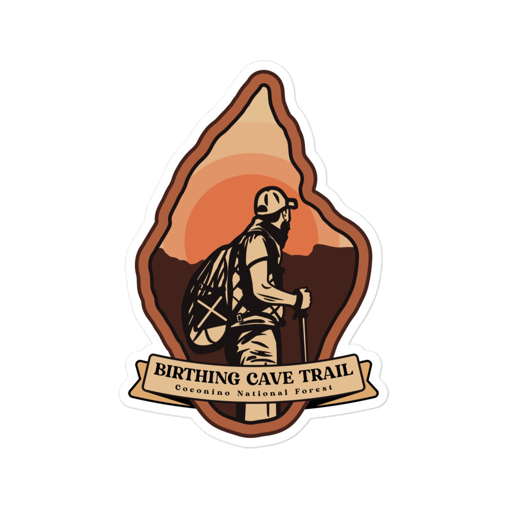 Birthing Cave Trail stickers - Coconino National Forest