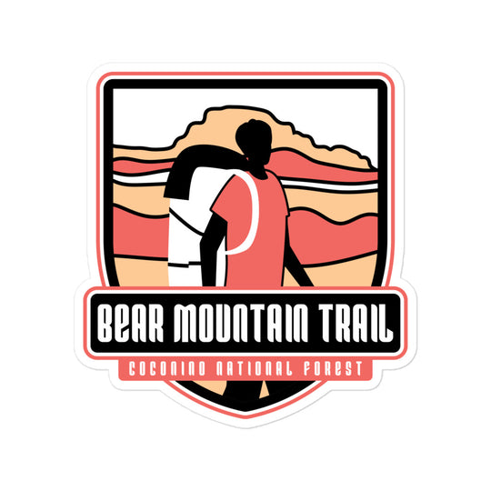 Bear Mountain Trail stickers - Coconino National Forest