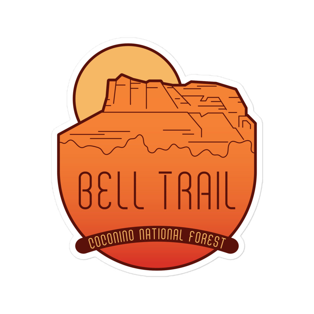 Bell Trail stickers - Coconino National Forest