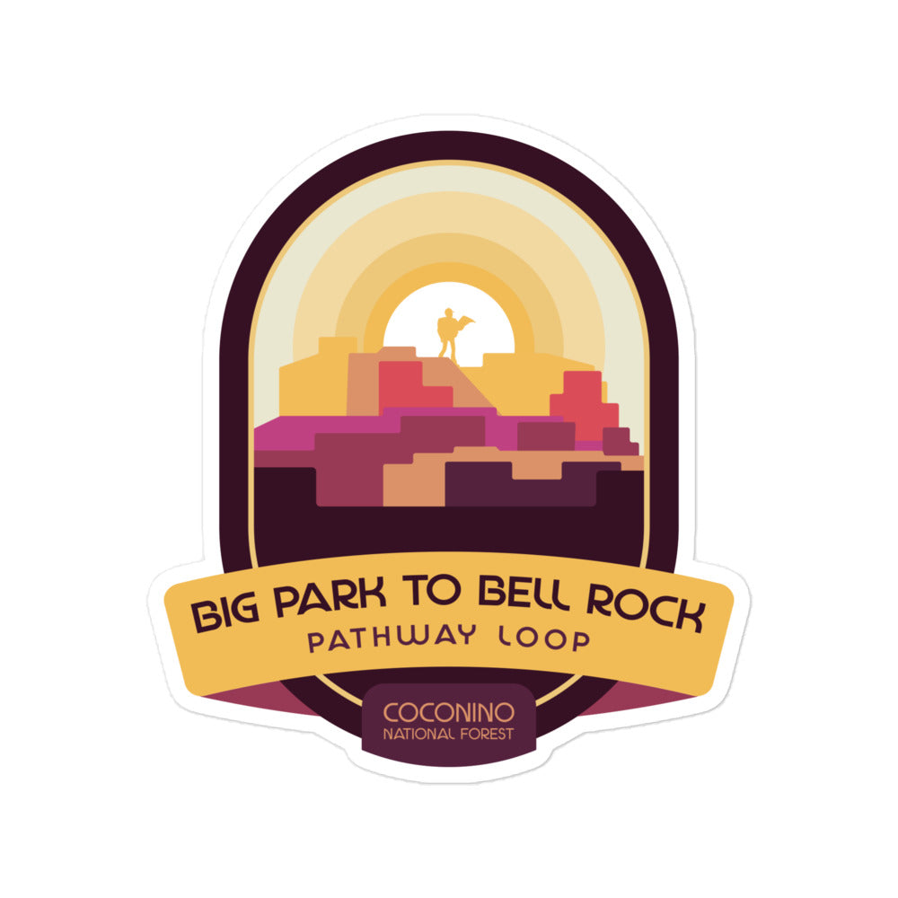 Big Park to Bell Rock Pathway Loop stickers - Coconino National Forest