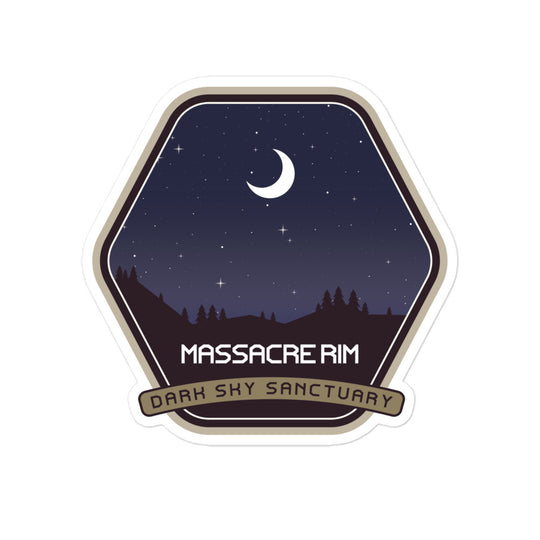 Massacre Rim dark sky sanctuary stickers