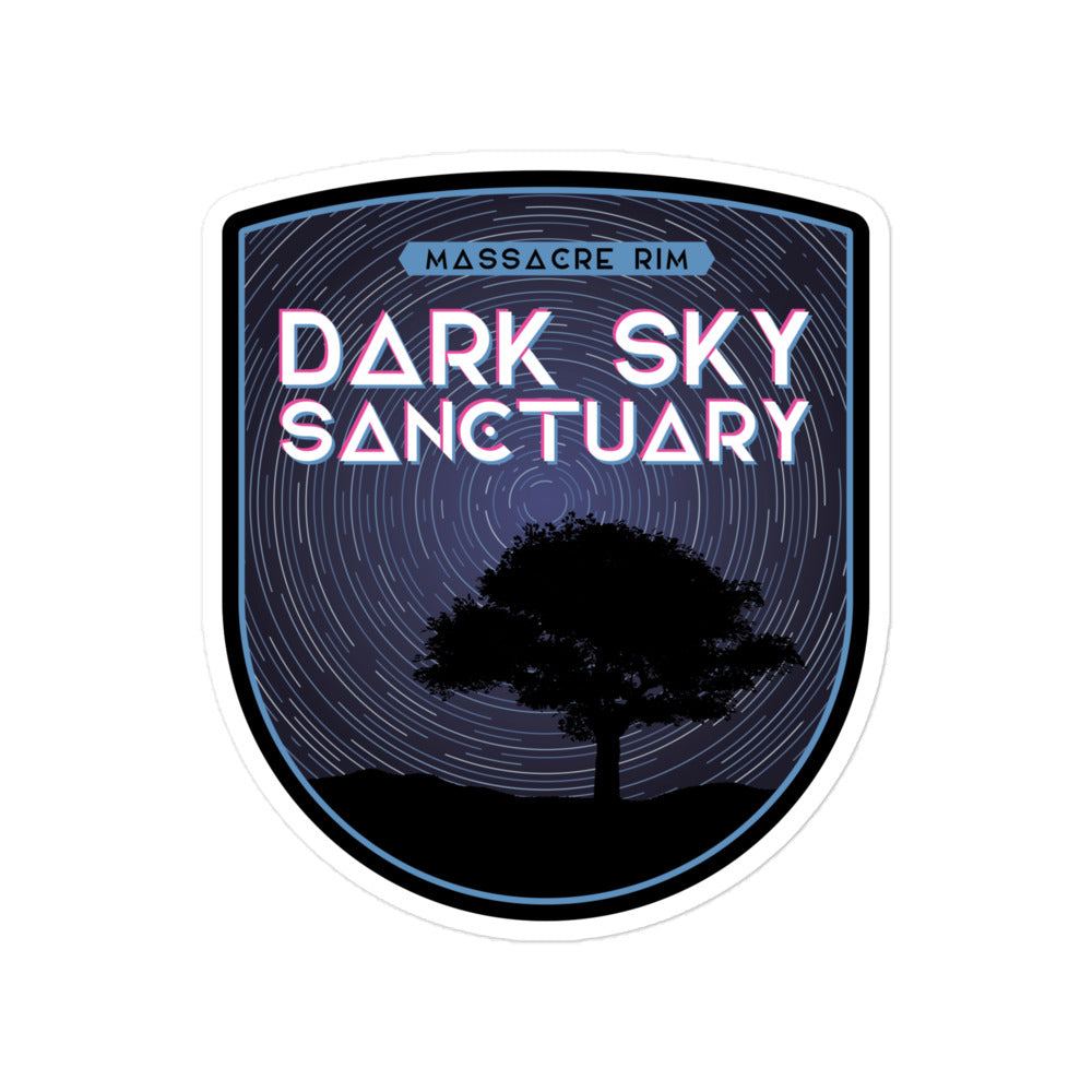 Massacre Rim dark sky sanctuary stickers