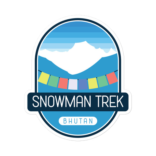 Snowman Trek stickers – Bhutan