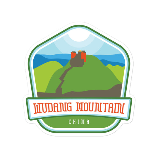 Wudang Mountain stickers – China