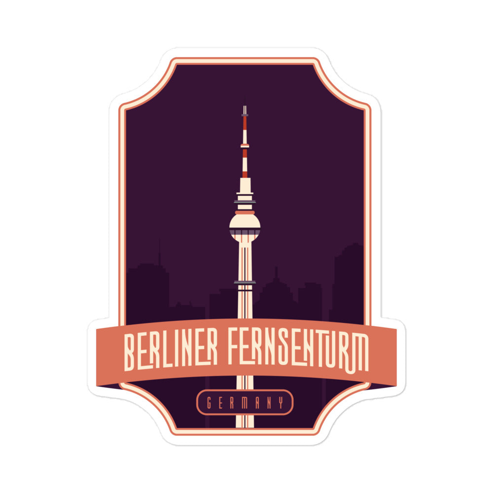 Berliner Fernsehturm stickers – Germany