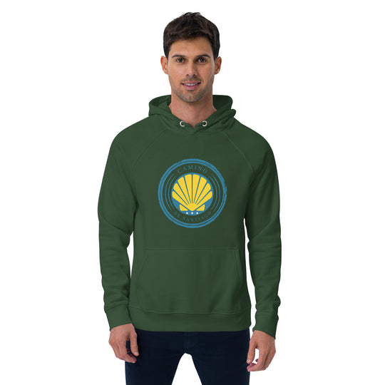 Camino de Santiago / Way of St James Unisex eco raglan hoodie