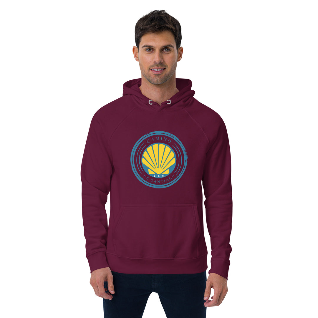 Camino de Santiago / Way of St James Unisex eco raglan hoodie