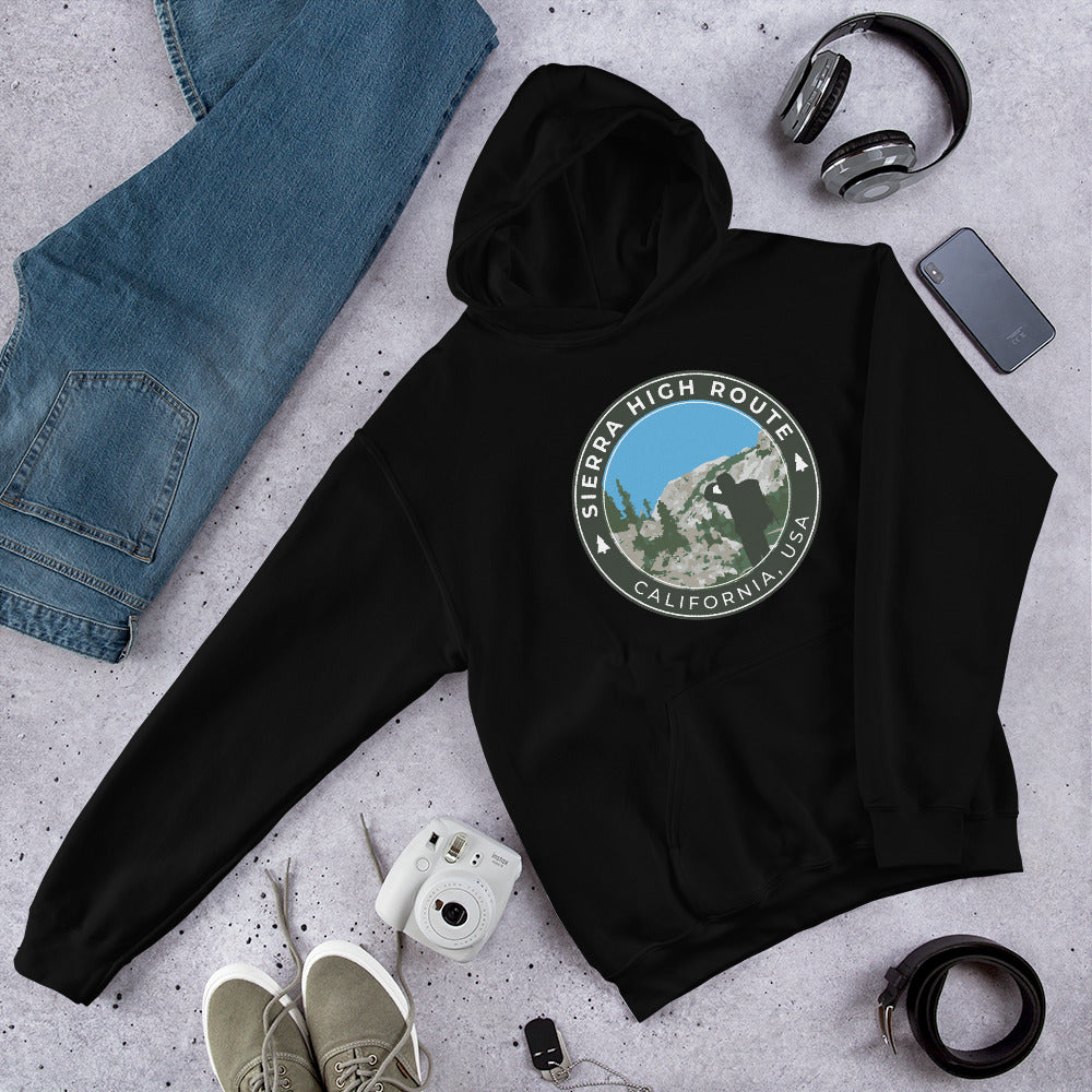 Sierra High Route - California, USA Unisex Hoodie