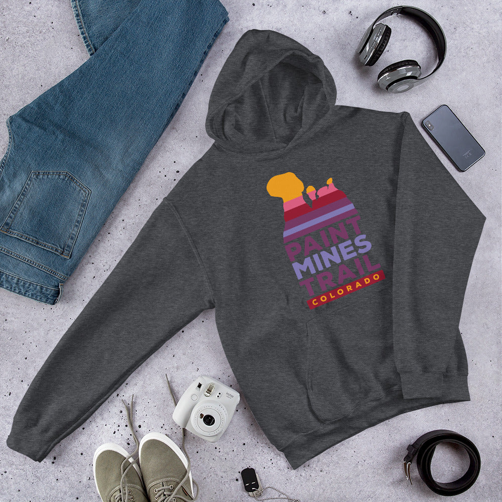 Paint Mines Trail Colorado - USA Unisex Hoodie