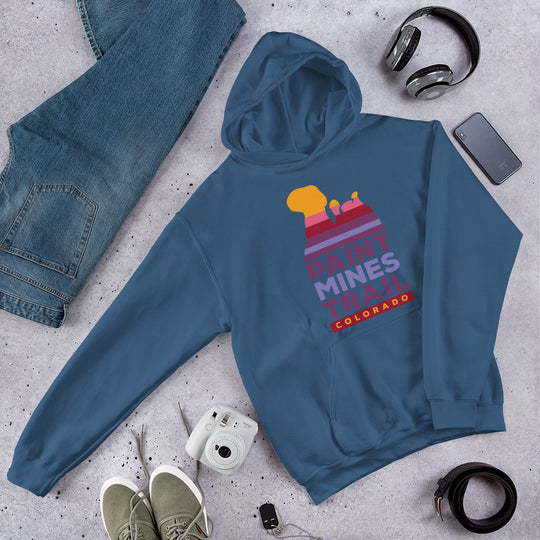 Paint Mines Trail Colorado - USA Unisex Hoodie