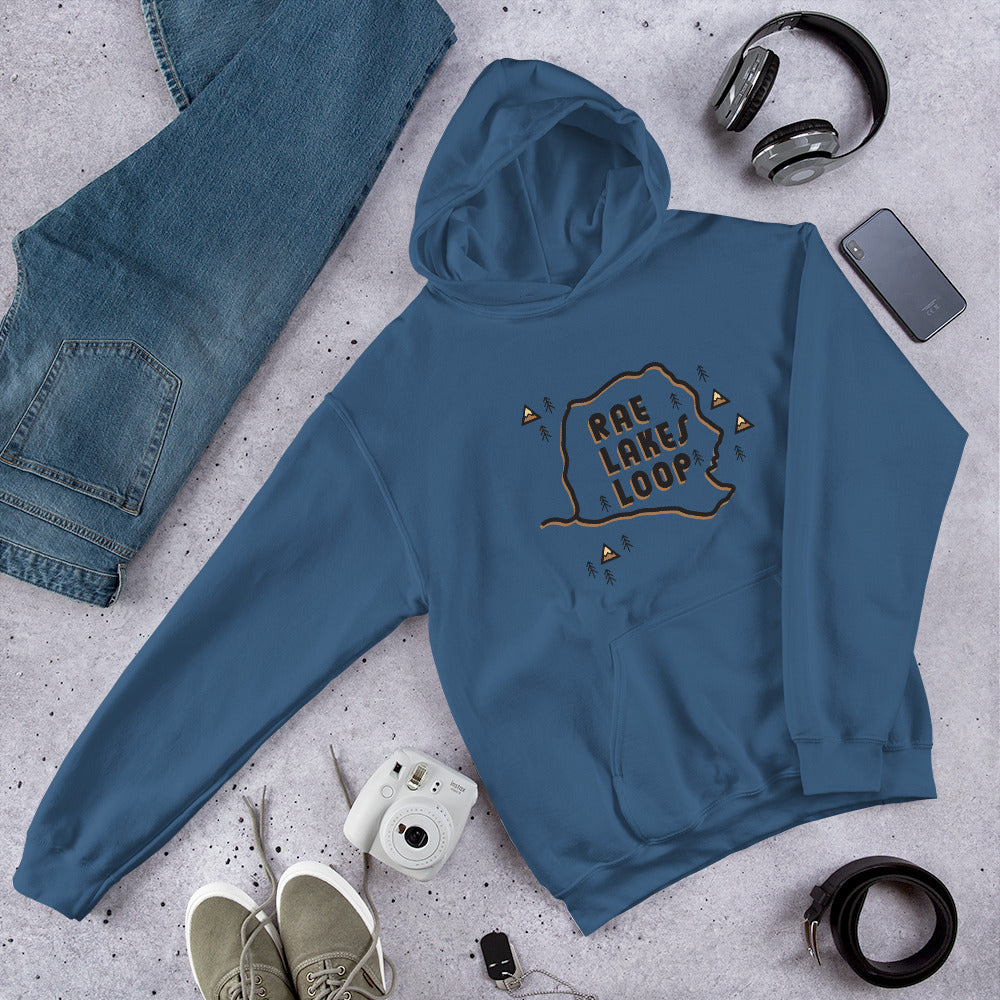 Rae Lake Loop Hike - Sequoia and Kings Canyon Unisex Hoodie