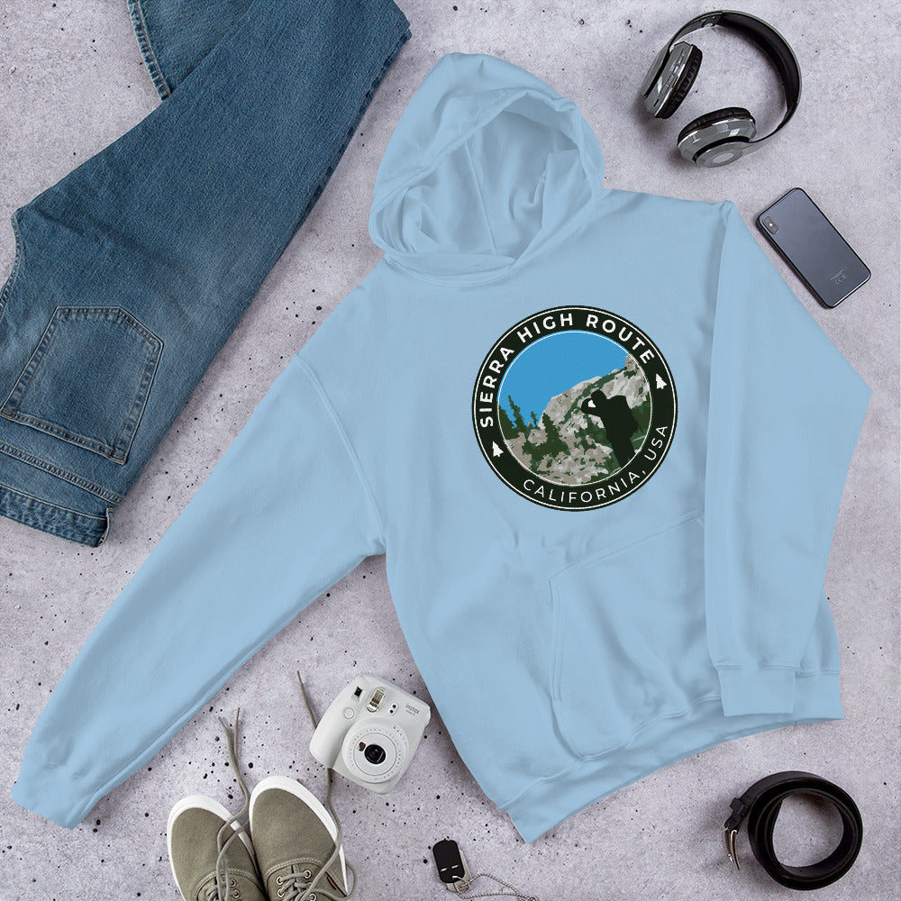 Sierra High Route - California, USA Unisex Hoodie