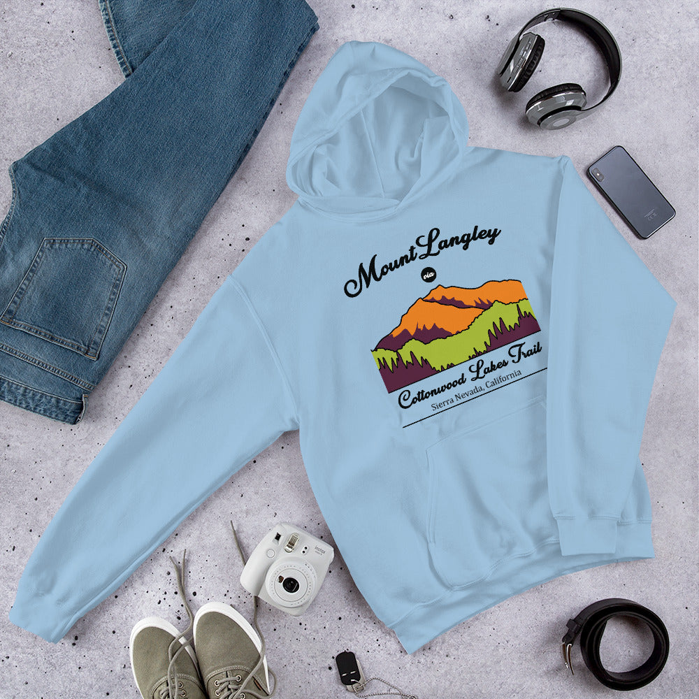 Mount Langley via Cottonwood Lakes Trail - Sierra Nevada, California Unisex Hoodie