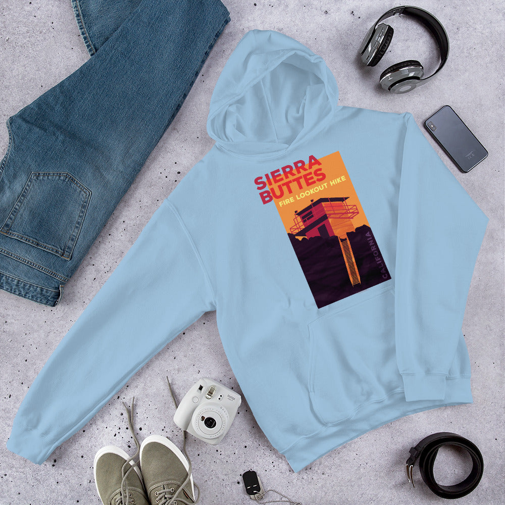 Sierra Buttes Fire Lookout Hike - California Unisex Hoodie