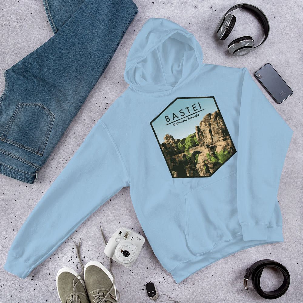 Bastei bridge - Saxon Switzerland, Germany Unisex Hoodie