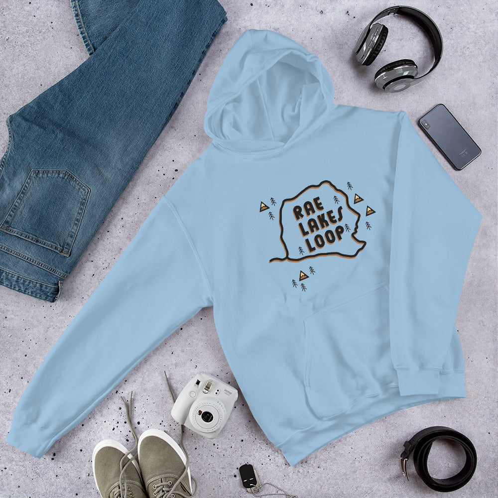 Rae Lake Loop Hike - Sequoia and Kings Canyon Unisex Hoodie