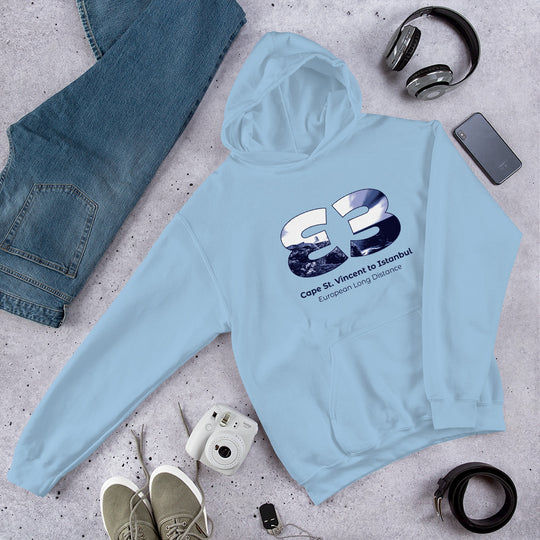 E3 Cape St. Vincent to Istanbul - European Long distance Path Unisex Hoodie