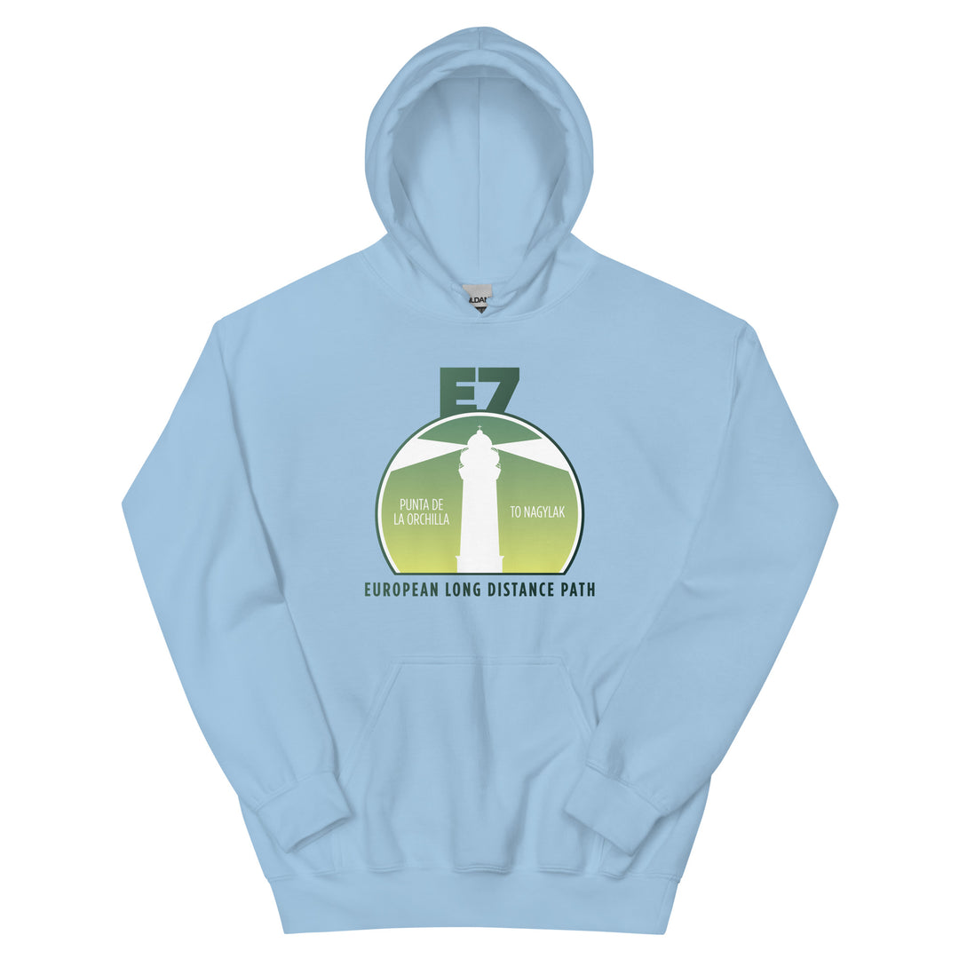 E7 - Punta de la orchilla to Nagylak - European Long distance Trail Unisex Hoodie