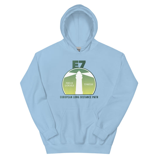 E7 - Punta de la orchilla to Nagylak - European Long distance Trail Unisex Hoodie