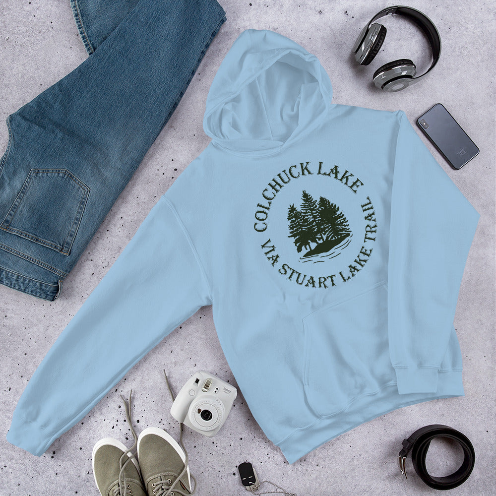 Colchuck Lake via Stuart Lake Trail Unisex Hoodie