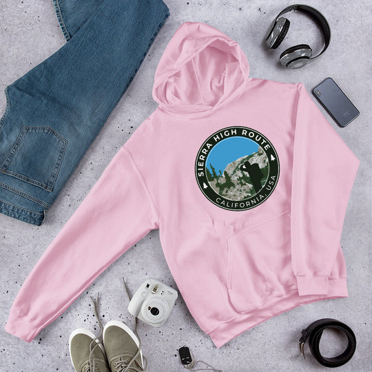 Sierra High Route - California, USA Unisex Hoodie