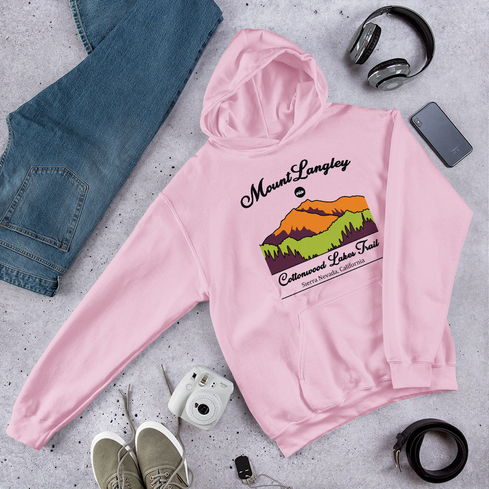 Mount Langley via Cottonwood Lakes Trail - Sierra Nevada, California Unisex Hoodie