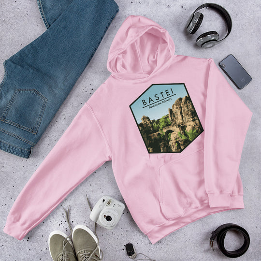 Bastei bridge - Saxon Switzerland, Germany Unisex Hoodie