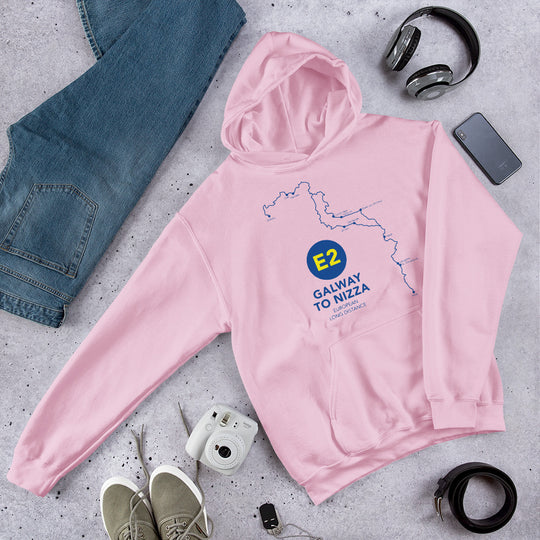 E2 Galway to Nizza - European long distance Path Unisex Hoodie