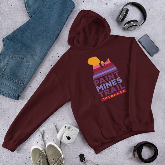 Paint Mines Trail Colorado - USA Unisex Hoodie