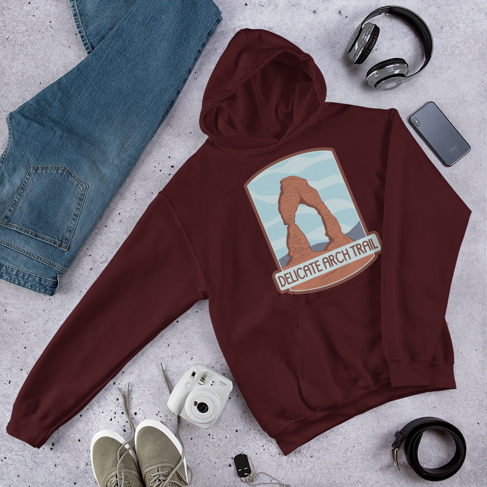 Delicate Arch Trail Unisex Hoodie