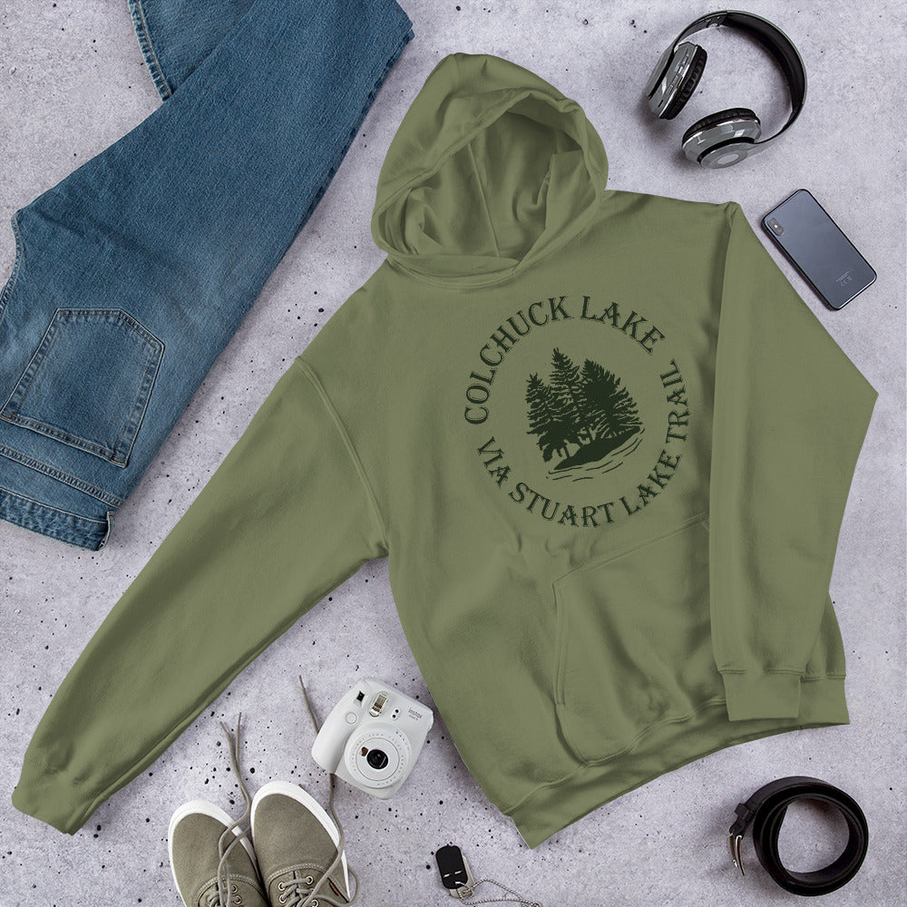 Colchuck Lake via Stuart Lake Trail Unisex Hoodie