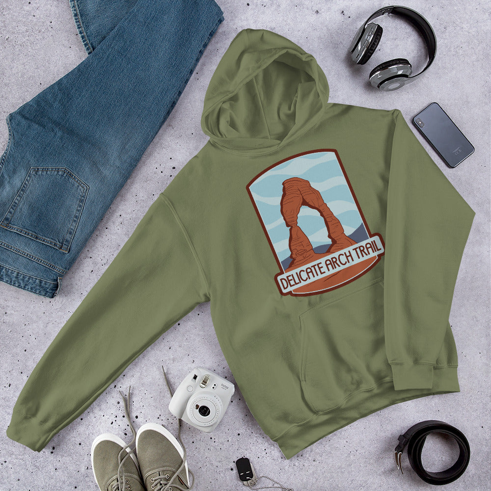 Delicate Arch Trail Unisex Hoodie