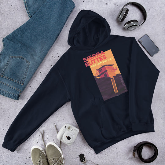 Sierra Buttes Fire Lookout Hike - California Unisex Hoodie