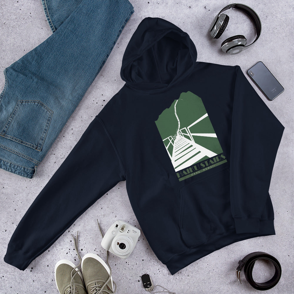 Haiku Stairs - Oahu, Hawaii Unisex Hoodie