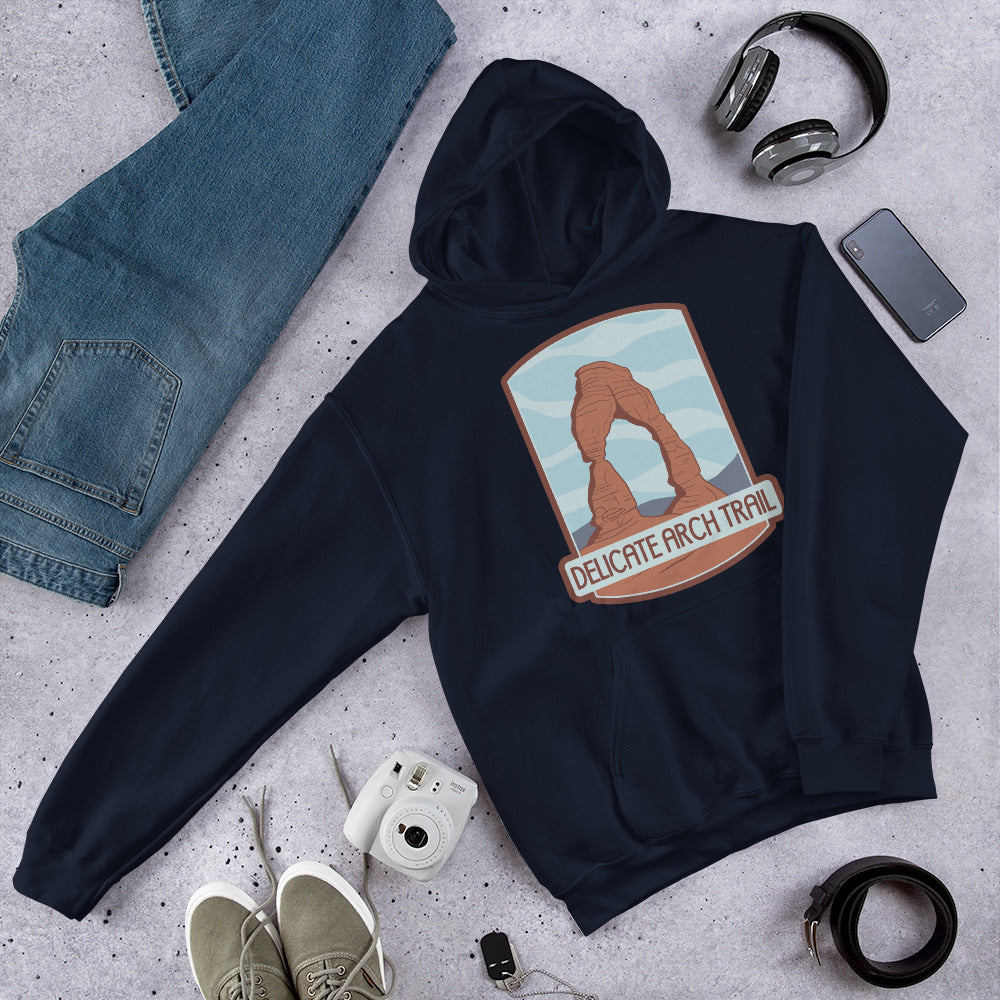 Delicate Arch Trail Unisex Hoodie