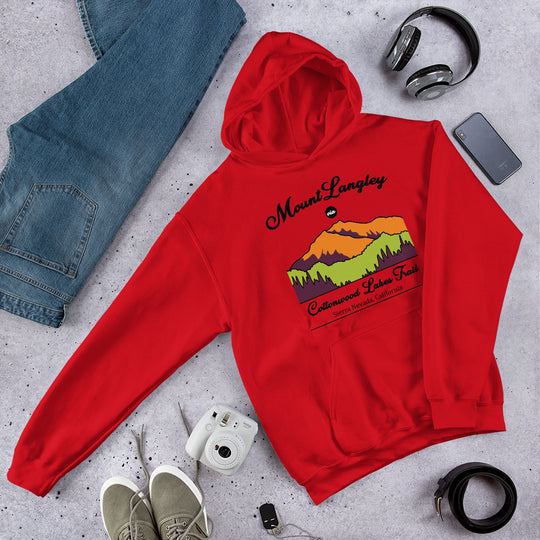 Mount Langley via Cottonwood Lakes Trail - Sierra Nevada, California Unisex Hoodie