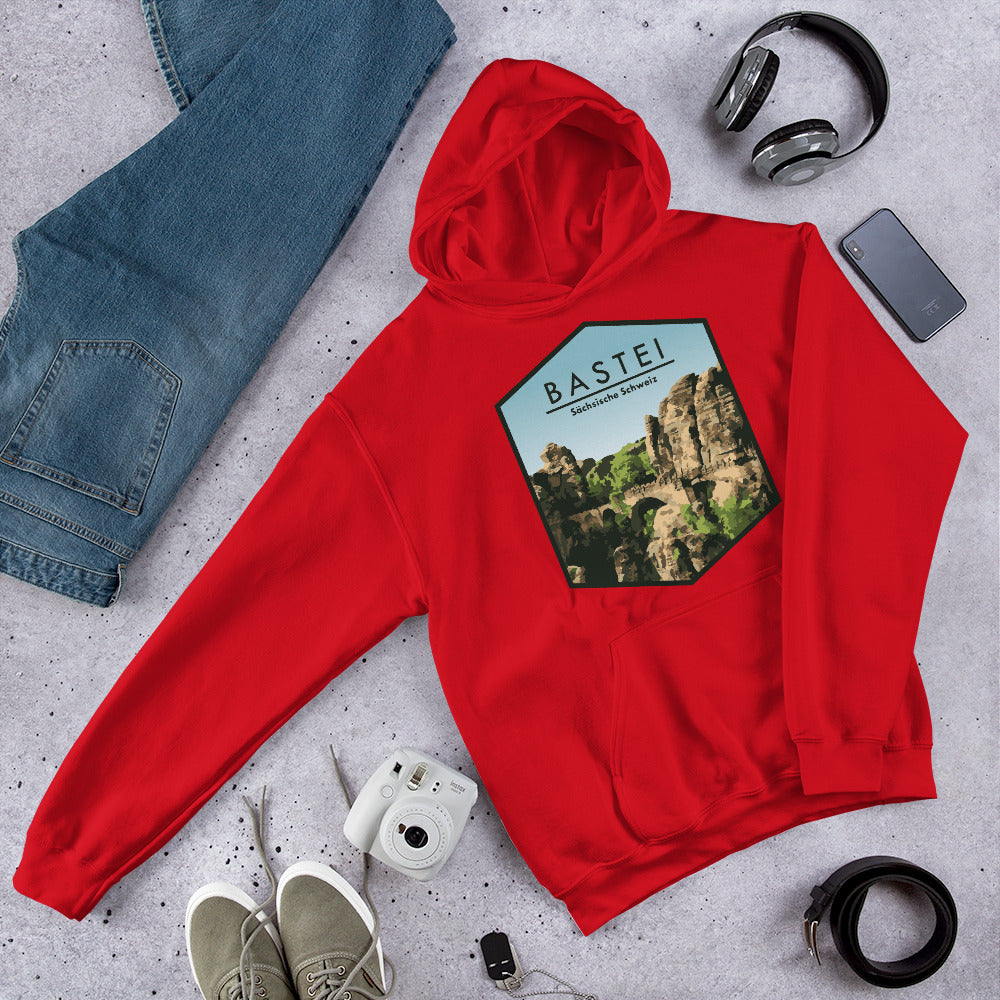 Bastei bridge - Saxon Switzerland, Germany Unisex Hoodie