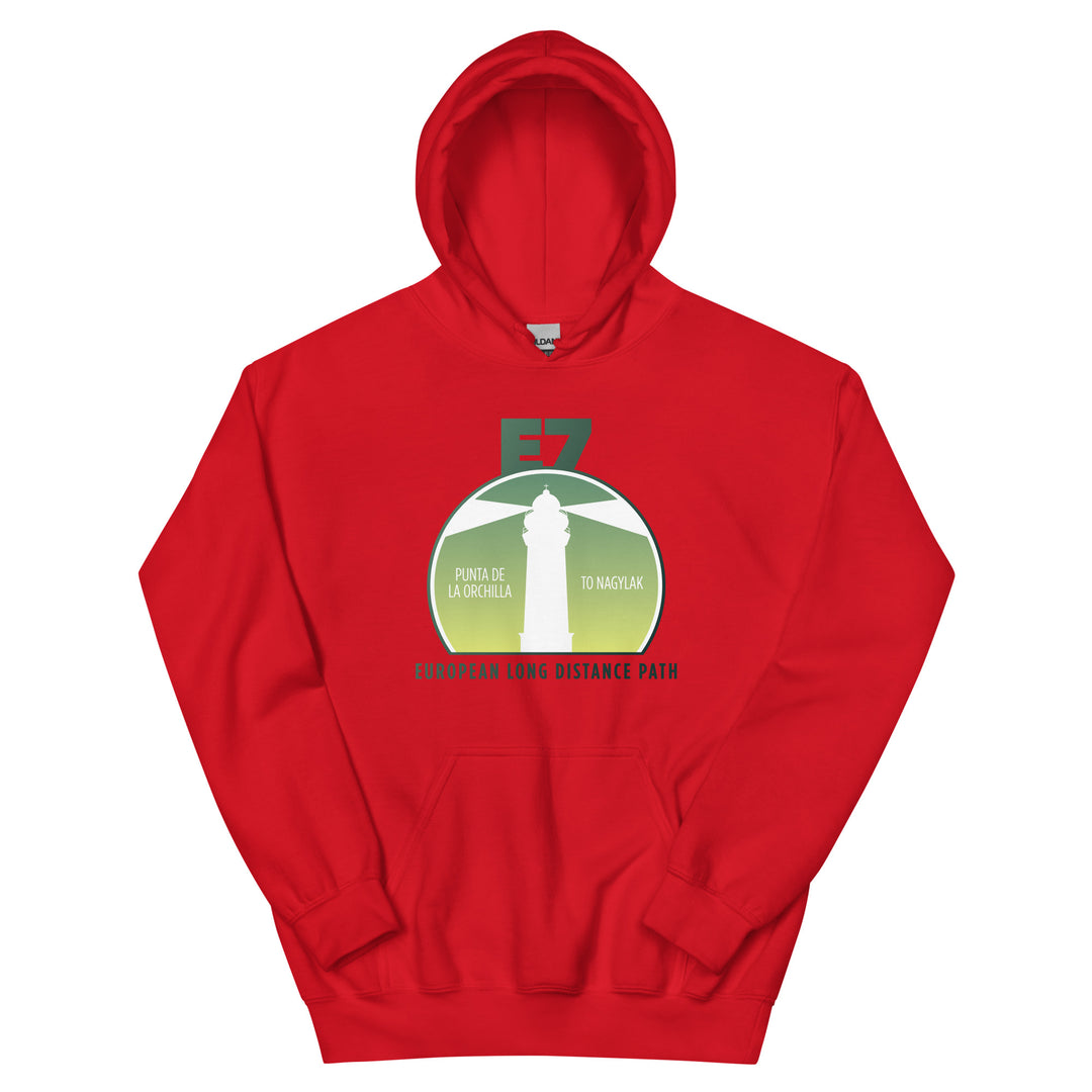 E7 - Punta de la orchilla to Nagylak - European Long distance Trail Unisex Hoodie