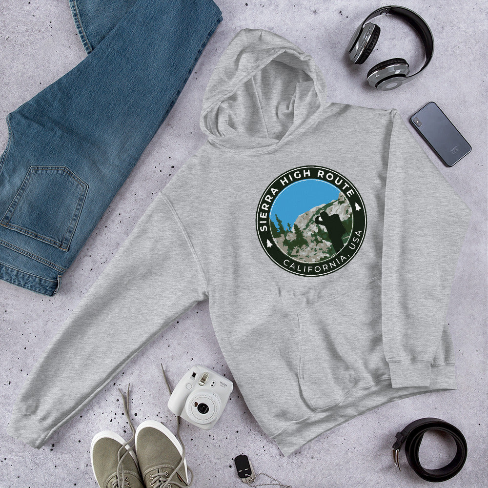 Sierra High Route - California, USA Unisex Hoodie