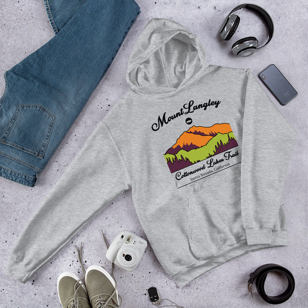 Mount Langley via Cottonwood Lakes Trail - Sierra Nevada, California Unisex Hoodie