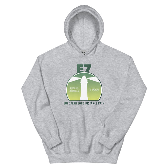 E7 - Punta de la orchilla to Nagylak - European Long distance Trail Unisex Hoodie