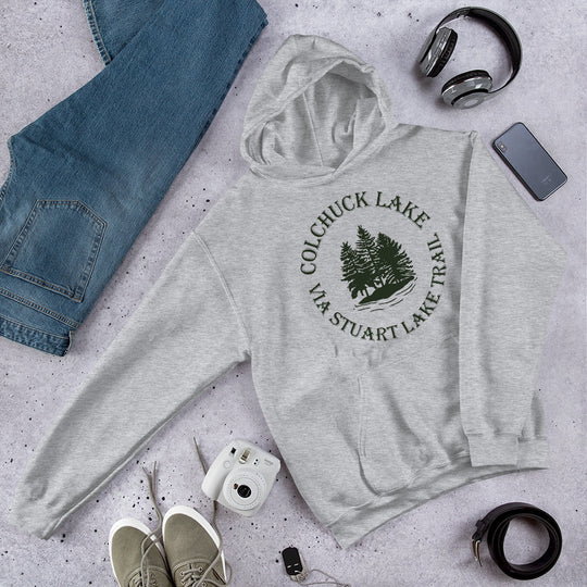 Colchuck Lake via Stuart Lake Trail Unisex Hoodie