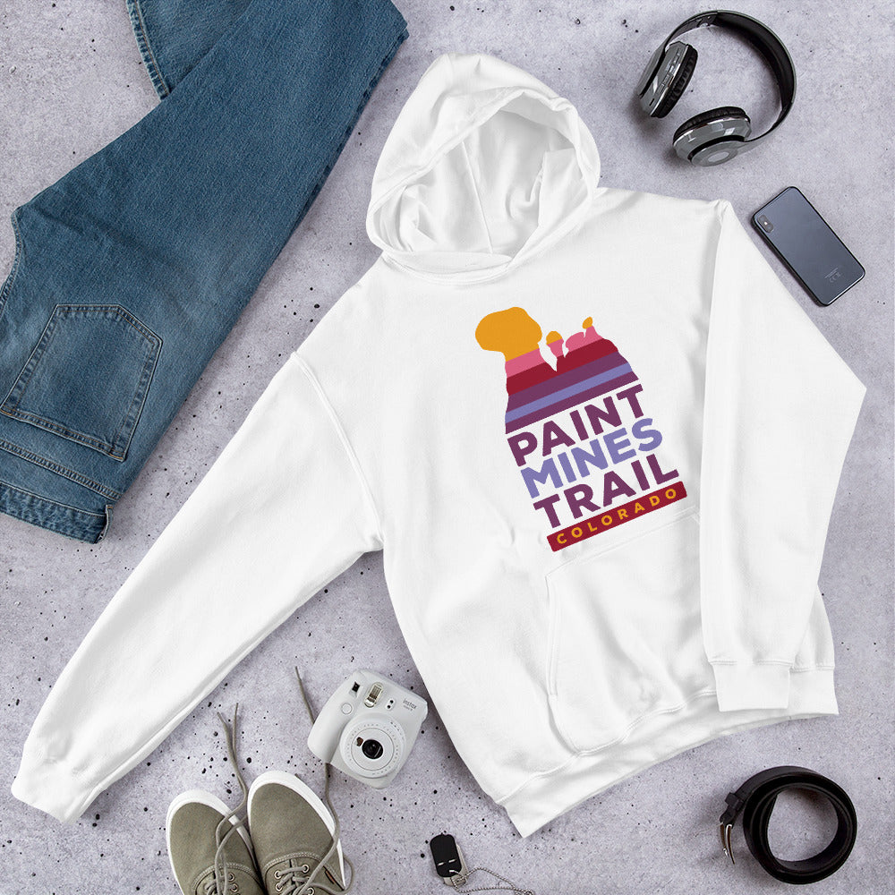 Paint Mines Trail Colorado - USA Unisex Hoodie