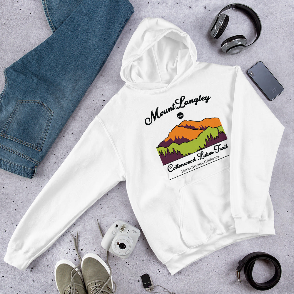 Mount Langley via Cottonwood Lakes Trail - Sierra Nevada, California Unisex Hoodie